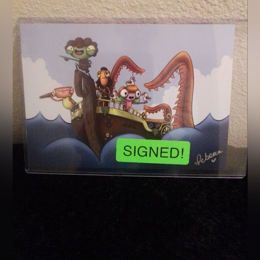 Signed ‘Ship of Fools’ 6x8 Art Print - Collector’s Item”